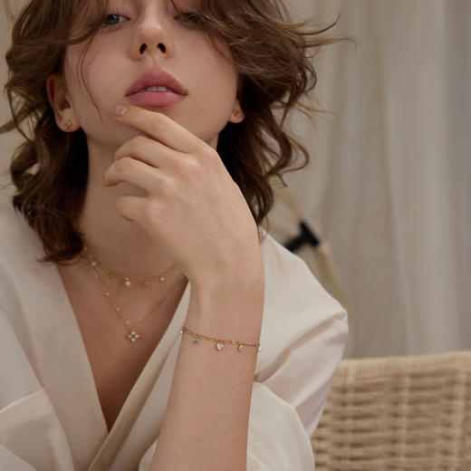 ARSIS银饰｜秘密花园系列 浅夏心语手链 商品图5