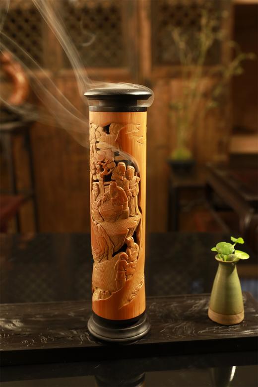 东山报捷°竹香筒25*6cm 商品图4