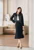 Le Malene 黑色气质小香风外套半裙套装 19507 商品缩略图5