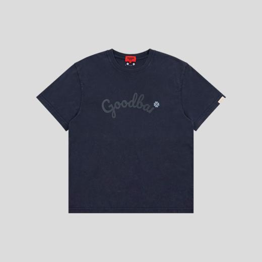 GOODBAI GOODEES 四叶草印花logo做旧水洗oversizeT恤 商品图4
