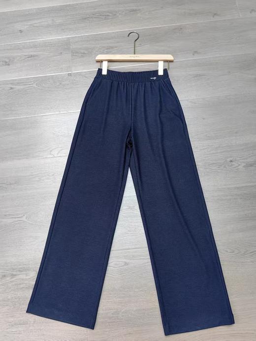 夏新款设计感松紧腰显瘦直筒休闲裤直筒裤 商品图11