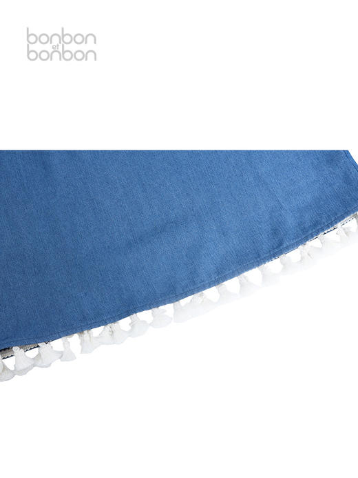 流苏天丝无袖上衣 商品图3