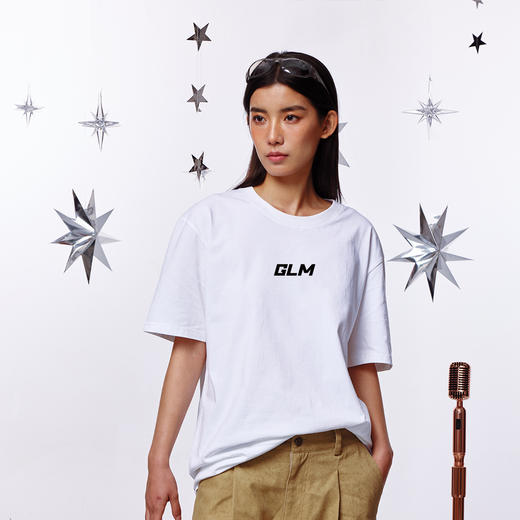 GENIOLAMODE情侣款精梳棉T恤 明星同款 亲肤舒适透气 百搭宽松落肩版型 商品图4