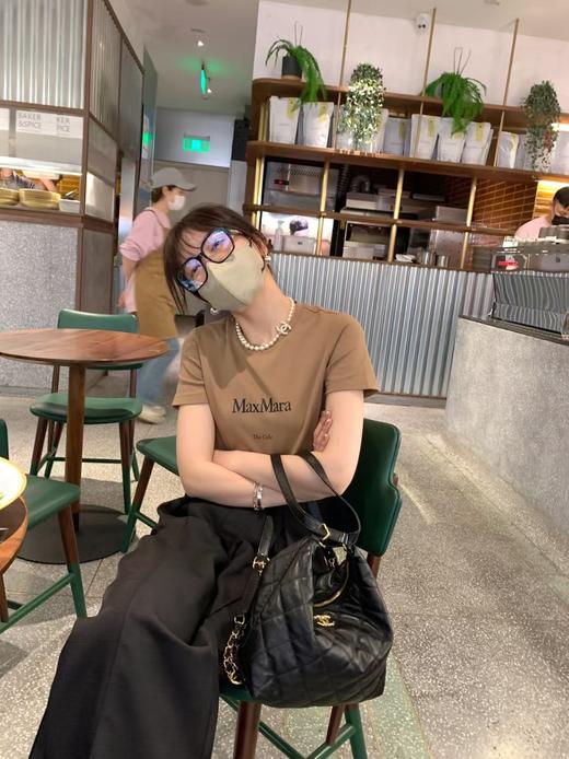 原版原单MAX精致字母T   进口精棉不变形显瘦T恤 商品图5