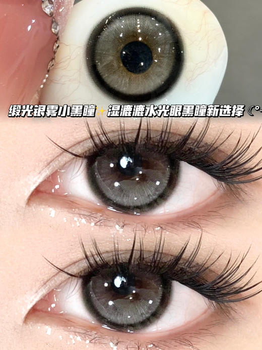 Oioigray 芝麻月光银黑灰「含硅水凝胶」半年抛型 商品图0