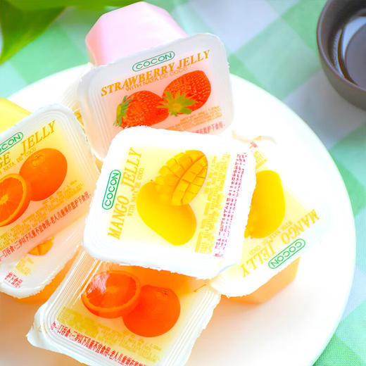 可康多口味酸奶果冻含椰果525g/210g 口感嫩滑浓浓的果香 051368/051327 商品图1