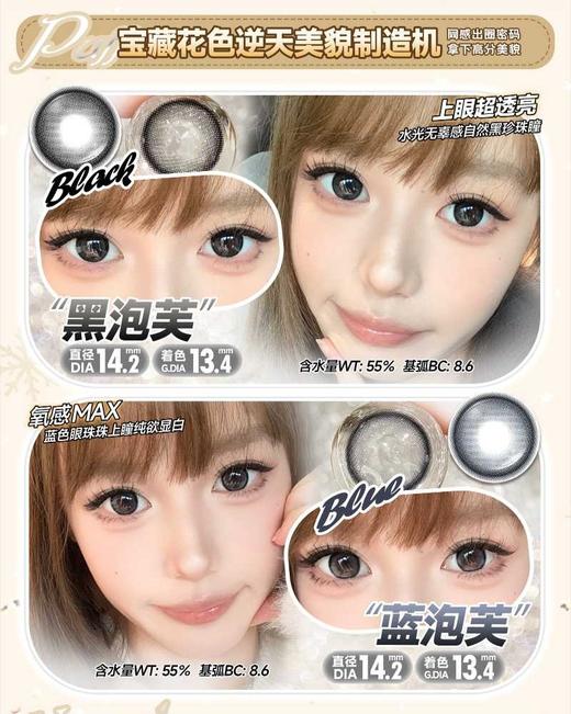 serltyca 日抛六片装29/盒85/四盒,小狼女灰小狼女棕奶呼小熊棕未知世界灰 商品图2