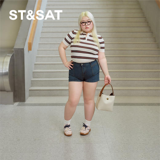 星期六美拉德风厚底运动阿甘鞋SSD1112S4K 商品图1