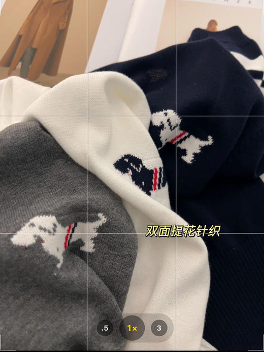 TB狗狗提花针织四杠毛衣 商品图10