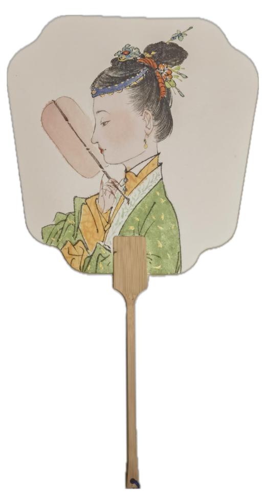 颂时｜李双辰限量款手绘人物扇面 商品图0