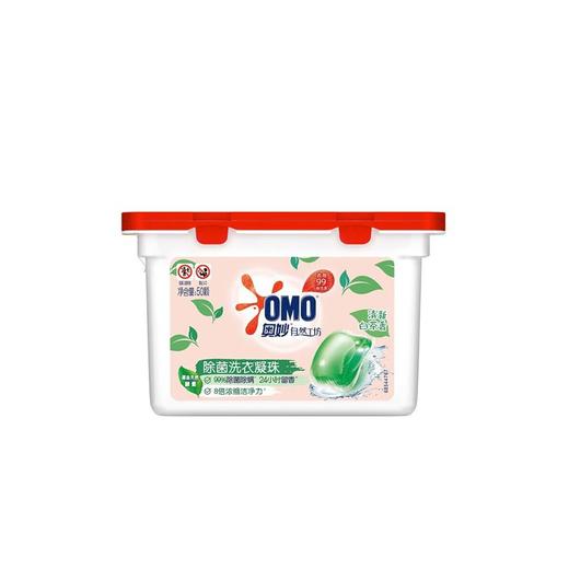 奥妙自然工坊白茶除菌洗衣凝珠400G 商品图1