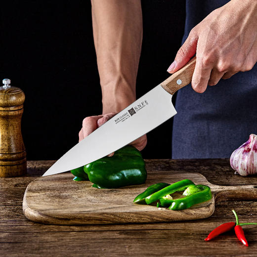 德国施耐福MP1系列榉木8寸厨师刀|2.6折捡漏厨房万能王！轻巧又趁手，切肉、切菜、切水果... 商品图0