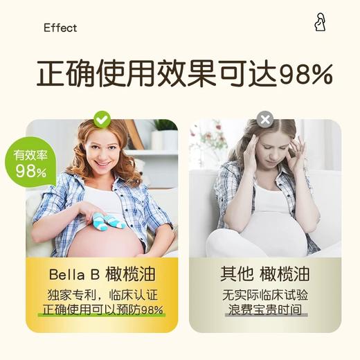 Bella B有机护肤橄榄油防孕期妊娠纹预防专用妊娠油滋养保湿止痒 商品图2