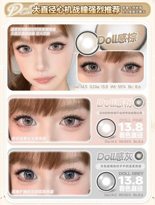 serltyca 日抛六片装29/盒85/四盒,小狼女灰小狼女棕奶呼小熊棕未知世界灰 商品图4