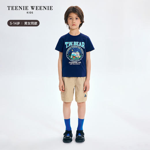 TeenieWeenie Kids小熊童装夏男女童印花吸湿速干凉感T恤TKRW256485I 商品图3