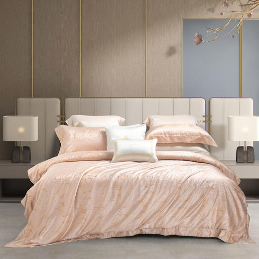 万事利“西尔莎”真丝色织床品 商品图0