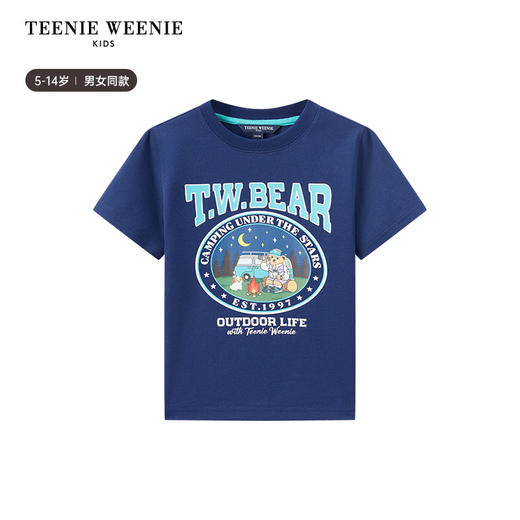 TeenieWeenie Kids小熊童装夏男女童印花吸湿速干凉感T恤TKRW256485I 商品图6