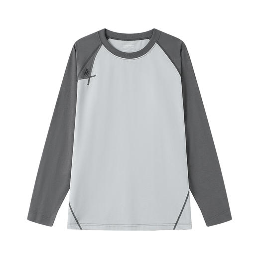 CryingCenter 经典男女情侣速干插肩袖宽松圆领打底TEE长袖 商品图9