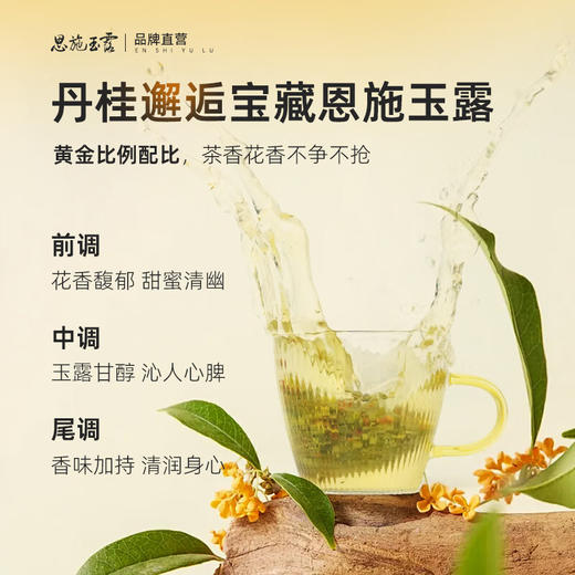 茶马世家丨桂花玉露 花茶 茶马世家桂花玉露（追香）盒装 45g（2.5g*18袋）桂花绿茶 商品图5