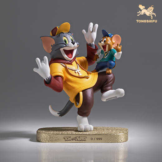 铜师傅 正版授权《猫和老鼠》AA款 限量手办 桌面铜摆件 工艺品 商品图3