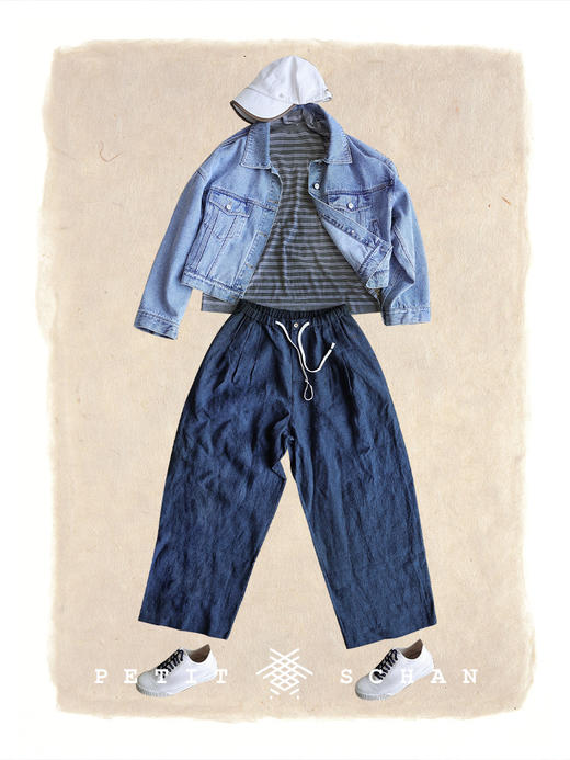 PETIT SCHAN小闪 CLO#758  paper sailboat 灰羽 德国扬子纱100%美丽诺羊毛长袖套头针织衫 商品图3