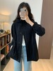 小禾同款含羊毛丝精纺连帽抽绳休闲OL同步外套夹克 商品缩略图4
