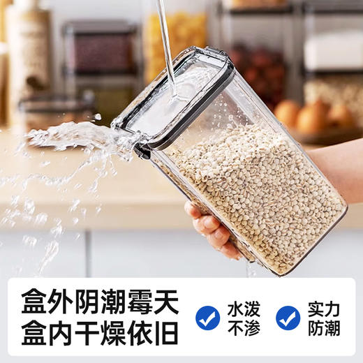 GRAREY双扣密封罐4件套|食品级加厚PET材质，经久耐用，环保无异味安心存粮 商品图3