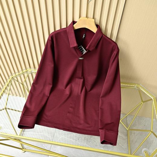 ZEGNA 杰尼亚2025春季新款Z系列男士v领休闲商务长袖POLO衫！ 商品图5