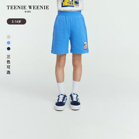 TeenieWeenie Kids小熊童装男童简约时尚宽松印花短裤TKTM256322N