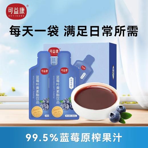 可益康蓝莓原浆饮品30ml*10袋/盒 商品图0