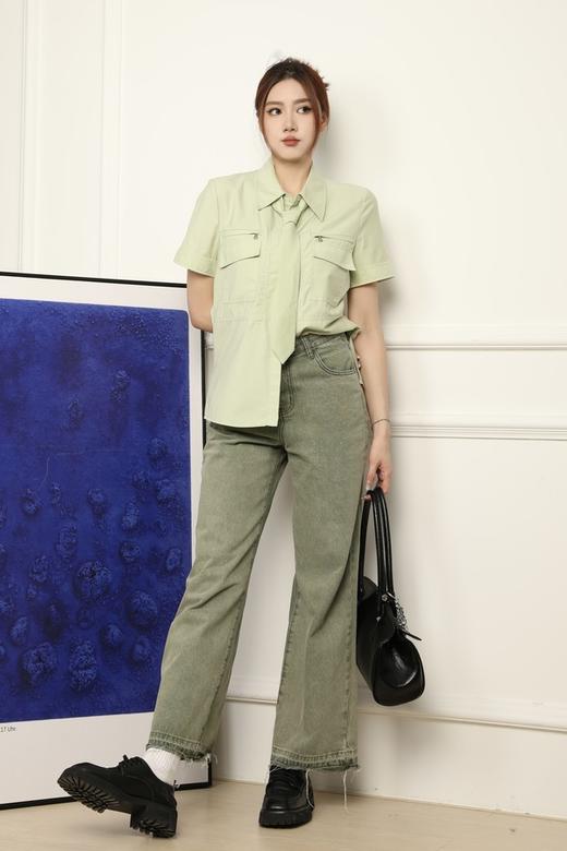 LNNNS 复古做旧水洗牛仔裤 17875 商品图0