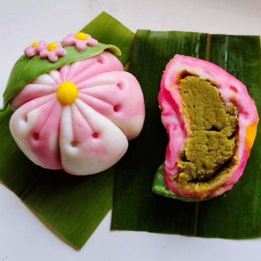 桑甜非遗技艺纯手工净素养生青米粿 商品图2