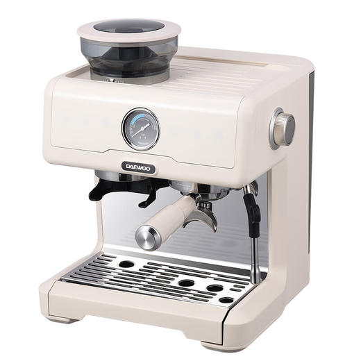 大宇（DAEWOO）咖啡机家用商用研磨一体式小型半自动咖啡机_DY-KF26A 商品图8