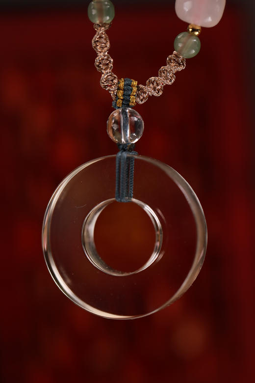 白水晶和氏璧 直径3.4cm【器悟雅玩】 商品图1