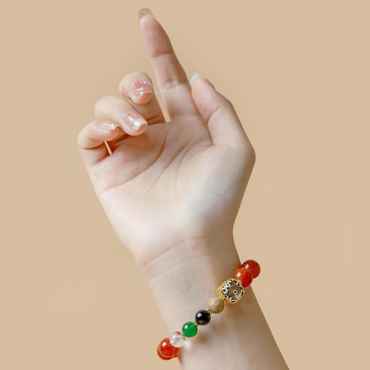 2025年蛇年巳火飞昇吉运珠手串 商品图8