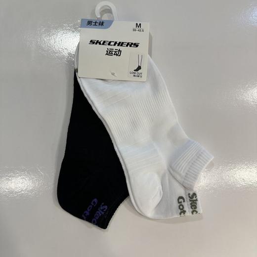 【云粉节】【新品】7楼斯凯奇Skechers 舒适运动系列男浅口袜（两双装)P225M060吊牌价79元 商品图0