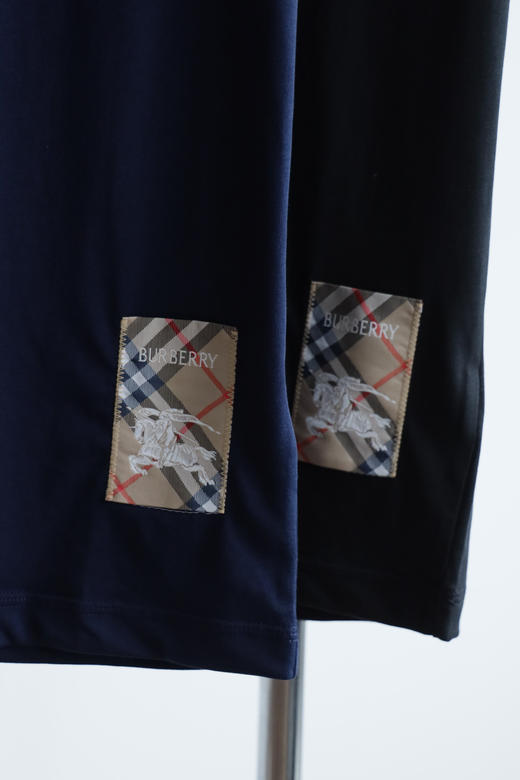 B.B.R 格纹徽标 丝光 圆领短袖体恤 TX400 商品图3