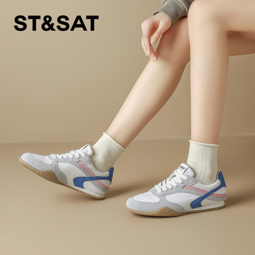 星期六多巴胺元气活力舒适软底平底德训鞋SSD1112927 商品图5