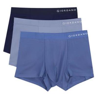 佐丹奴男装莫代尔三条装平角内裤（贴身衣物，不设退换）01172401 商品图0