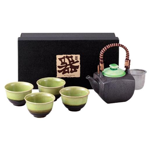 日本进口西庵窑春翠茶具套装 商品图0