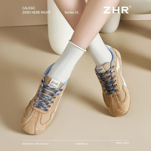 ZHR则则耐磨平底德训鞋新款超轻便懒人一脚蹬可爱休闲百搭女鞋ins 商品图7