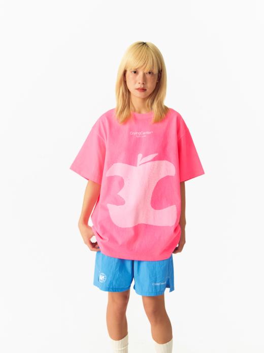 CryingCenter 3C苹果手绘荧光色短袖tee 哭喊中心 商品图5