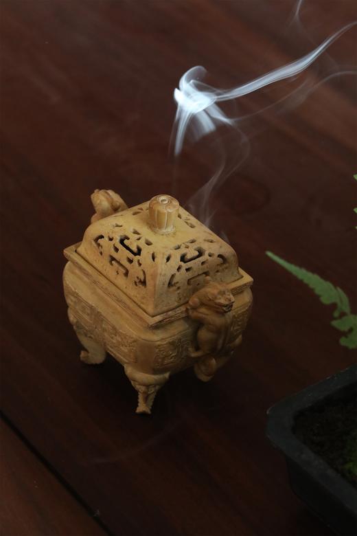 赤龙香炉°黄杨木 商品图4