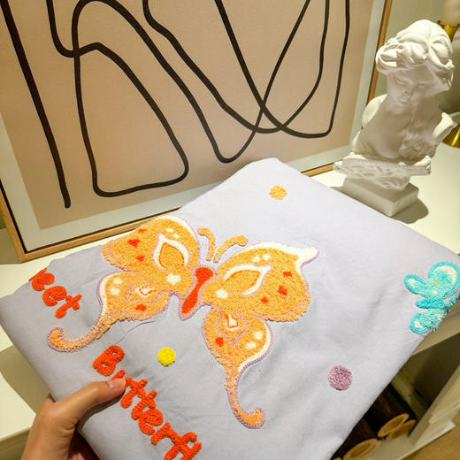 A类卡通毛巾绣亲肤磨毛简约毛巾绣四件套 商品图9