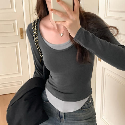 纸片人假两件（锁 商品图3