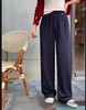 夏新款设计感松紧腰显瘦直筒休闲裤直筒裤 商品缩略图5