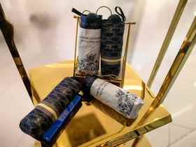 优品堂『浑然天成』五折8K抗风加大黑胶防紫外线伞