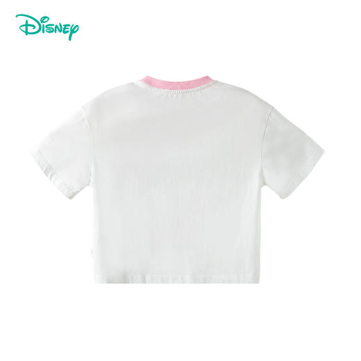 迪士尼【米妮纯棉T恤】25夏季新款女童轻薄透气短袖T恤运动休闲上衣* 商品图3