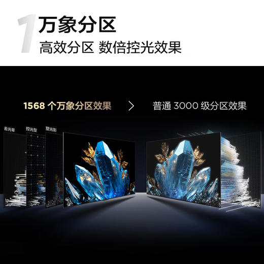 TCL电视_85C11K_QD-Mini_LED_1568个万象分区_绚彩XDR3000nits_Audio_by_Bang_&_Olufsen_85英寸 商品图2