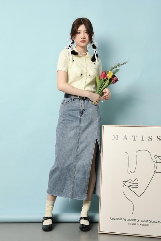 L.Fleuri 刺绣小花针织上衣 18029 商品图2